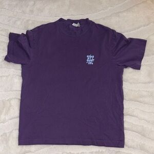 H&M Purple Men's Tee with Graphic